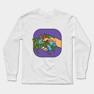 Nature and human friendship Long Sleeve T-Shirt